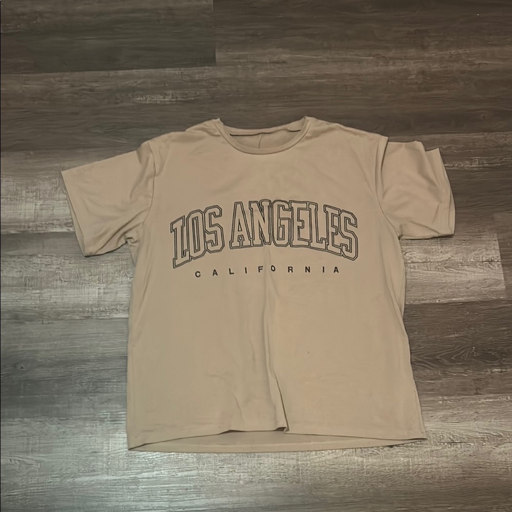 Los Angeles Graphic Tan T-Shirt